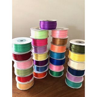 3mm Satin Ribbon Rolls (3 Rolls for $14.00)