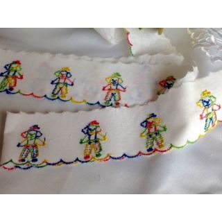 60mm Clown Broderie (4m)
