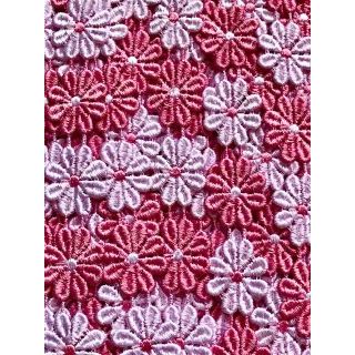 22mm Large 2 tone Pink/White Daisy