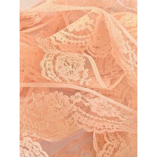 40mm Scallop/Rose Lace (20m Flat)