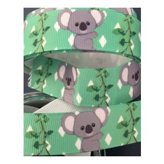 22mm Koala Ribbon (Green)