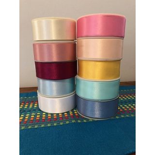 35mm Double Sided Satin Ribbon Rolls