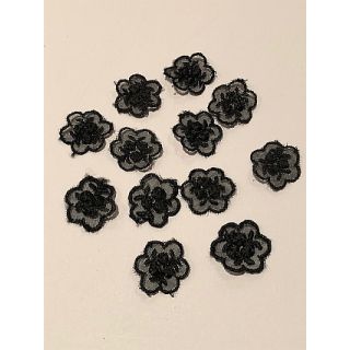 Mini Black Circle Motif Special (12 for $3.00)