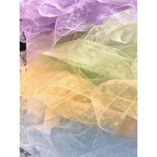 30mm Fluffy Sparkle Nylon Lace (Flat 20m)