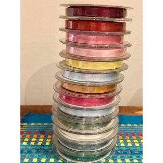 10mm Satin Ribbon Rolls (20 - 25 metres)