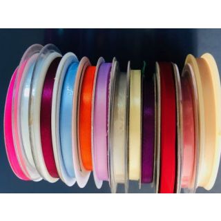 6/7mm Satin Ribbon Rolls (3 x 20 metre rolls for $15.00)