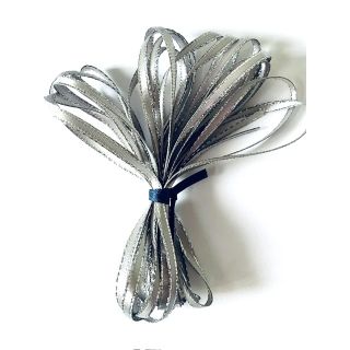 3mm Silver Edge Satin Ribbon