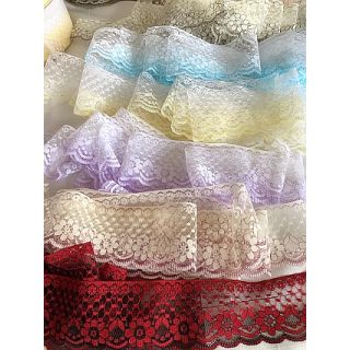 65mm Flowerlace 2 tone Nylon Lace