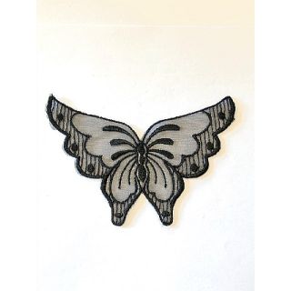 Organza Black Butterfly