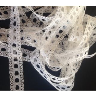 15mm No 5 Insertion Lace (5 metres)