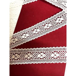 25mm Navy Cotton Lace (10 metres)