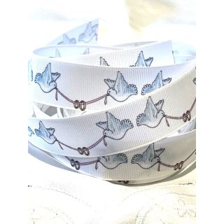 25mm Dove Ribbon