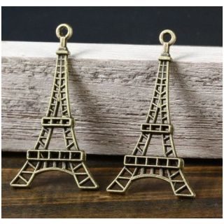 2 Large Eiffel Tower Charms