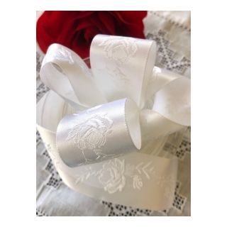 40mm Embossed Satin Ribbon