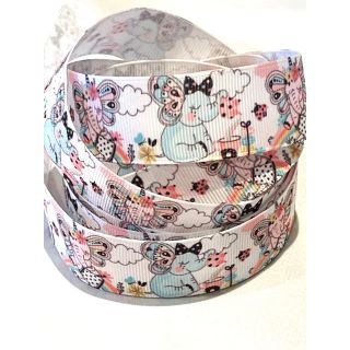 25mm Fairy Elephant Ribbon (2m)