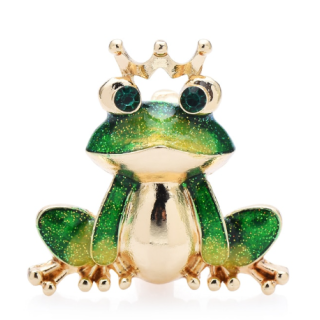 Frog Prince Brooch