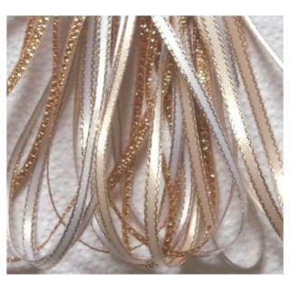 3mm Gold Edge Satin Ribbon (4 metres)