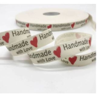 "Handmade"Diamond Shape Buttons (8)