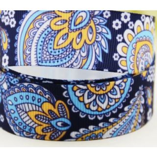 25mm Paisley Pattern Ribbon (2 metres)