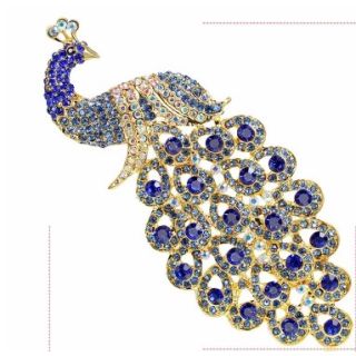Peacock Brooch