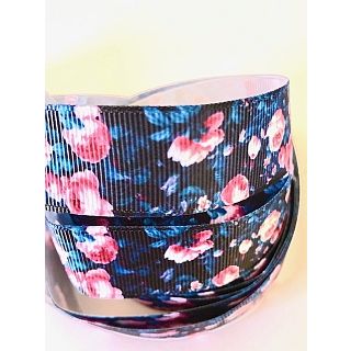 25mm Pink Posy Ribbon (2metres)