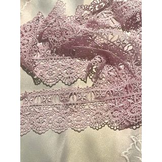60mm Pink Coronation Lace (Hand Dyed)