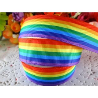 25mm Rainbow Ribbon (2m)