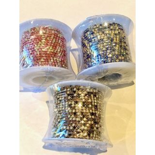 1mm Diamante Tricolour Trim