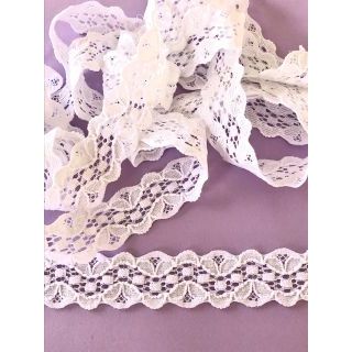 20mm Wavy Stretch Lace